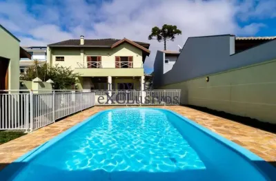Casa em condomínio fechado com 4 quartos para alugar na rua ângelo massignan, 650, são braz, curitiba por r$ 8.500