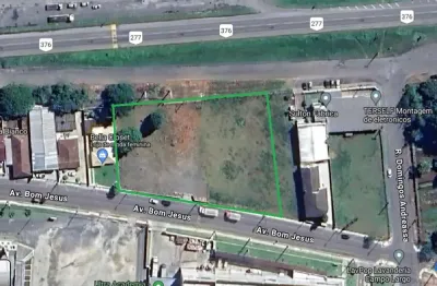 Terreno para alugar, 3796.72 m2 por r$7600.00  - bom jesus - campo largo/pr