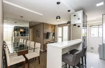 Apartamento sacada com churrasqueira mobiliado no fit marumbi