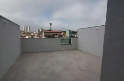 Cobertura para venda em santo andré, jardim santo andré, 2 dormitórios, 1 banheiro, 1 vaga