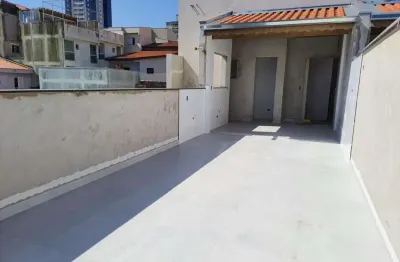 Cobertura para venda em santo andré, vila alzira, 2 dormitórios, 1 suíte, 2 banheiros, 1 vaga