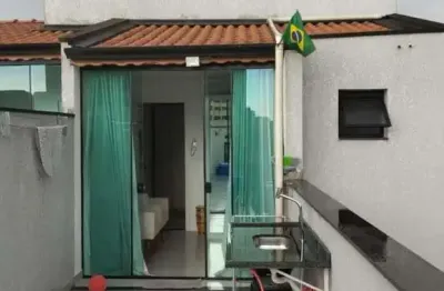 Cobertura para venda em santo andré, santa terezinha, 2 dormitórios, 1 suíte, 2 banheiros, 1 vaga