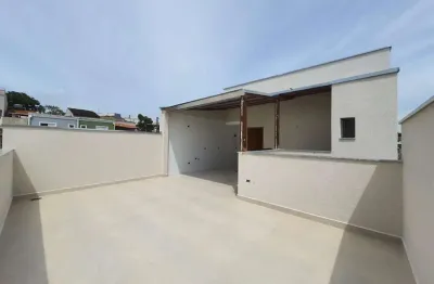 Cobertura para venda em santo andré, jardim bela vista, 2 dormitórios, 2 banheiros, 1 vaga