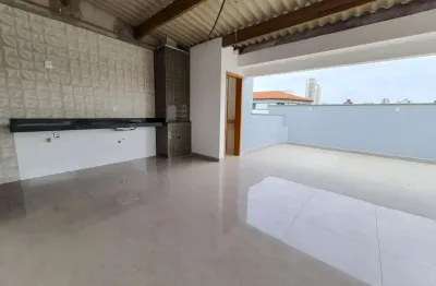 Cobertura para venda em santo andré, vila camilópolis, 2 dormitórios, 1 suíte, 3 banheiros, 2 vagas