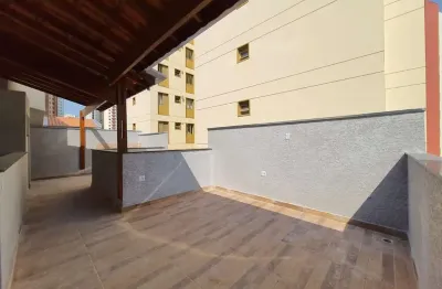 Cobertura para venda em santo andré, vila bastos, 2 dormitórios, 2 suítes, 3 banheiros, 1 vaga