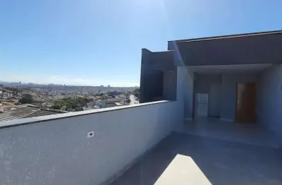 Cobertura para venda em santo andré, parque das nações, 2 dormitórios, 1 suíte, 2 banheiros, 1 vaga