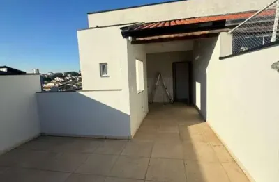 Cobertura para venda em santo andré, vila pires, 2 dormitórios, 2 banheiros, 1 vaga