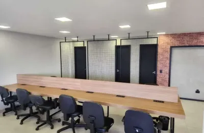 Sala comercial para locação em santo andré, vila bastos, 2 banheiros, 1 vaga