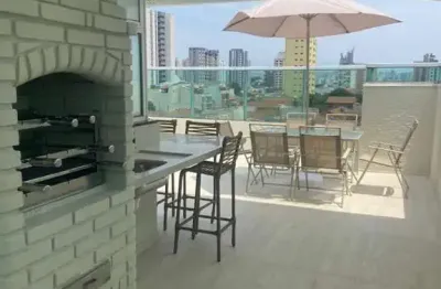 Cobertura para venda em santo andré, parque das nações, 3 dormitórios, 1 suíte, 3 banheiros, 2 vagas