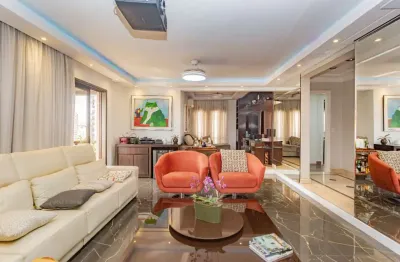 Apartamento tipo para venda em moema com 3 quartos, sendo 3 suítes, 225m²