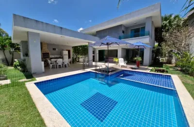 Casa em condomínio para venda em camaçari, alphaville (abrantes), 4 dormitórios, 4 suítes, 6 banheiros, 3 vagas