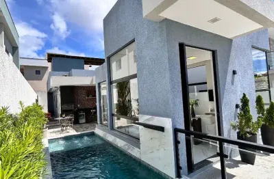Casa em condomínio fechado com 3 quartos à venda na Rua Sucupió, Catu de Abrantes, Camaçari