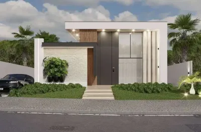 Casa moderna à venda no alphaville vespasiano com espaço gourmet e garagem