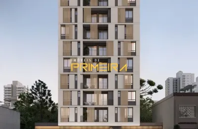 Ed zait - lançamento no mêrces/batel 1 quartos com sacada 34m²