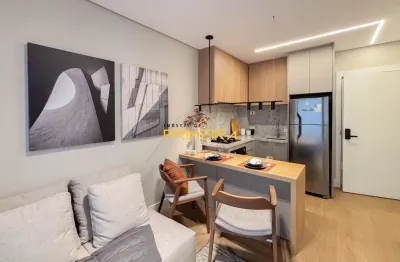 Ed temple batel - apto 1 quarto  mobiliado e decorado 35m² privativos com sacada