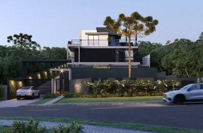 Cond. uniq barigui - casa 3 dormitórios, sendo 1suíte, 3 banheiros e 3 vagas.
