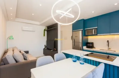 Bloom - apto mobiliado 2 dormitórios (1suíte), e 1 vaga de garagem no bairro água verde