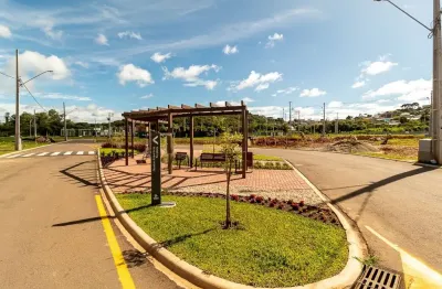 Vivendas do parque - terreno de 128m² em condominio completo no santa cândida.