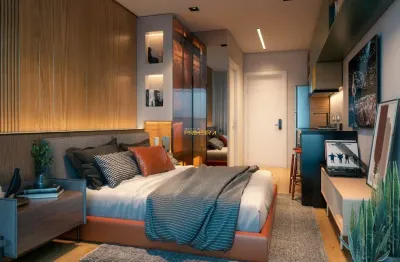 Gadens mora - studio 19.36m2 com vaga de garagem no centro