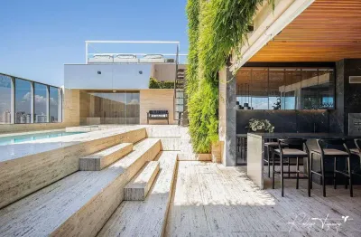 Penthouse à venda no Setor Marista | Opus Verti | Goiânia | 484 m² | 3 suítes | 5 vagas | Vista definitiva