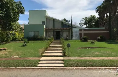 Aldeia do vale – casa térrea com 5 suítes, estúdio musical e lazer completo em goiânia