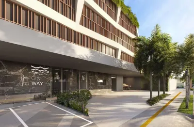 City way – apartamento no setor bueno com 1 ou 2 quartos em frente ao parque vaca brava