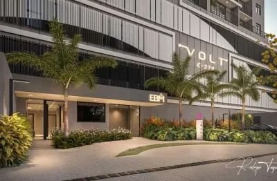 Volt c-220 – 67 m², 2 suítes, lavabo e varanda com churrasqueira no jardim américa