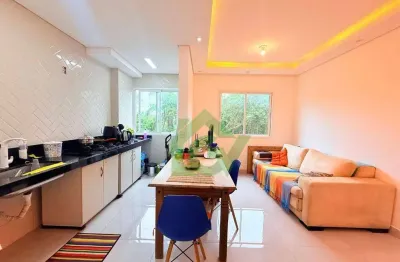 Apartamento com 2 dormitórios à venda, 48 m² por r$ 350.000,00 - martim de sá - caraguatatuba/sp