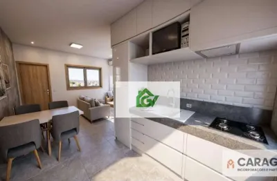 Apartamento com 2 dormitórios à venda, 44 m² por r$ 249.900,00 - barranco alto - caraguatatuba/sp