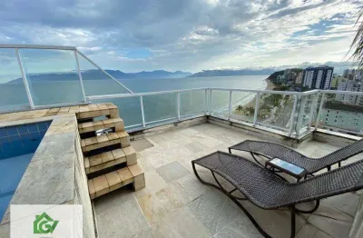 Cobertura com 4 dormitórios à venda, 220 m² por r$ 2.400.000,00 - martim de sá - caraguatatuba/sp