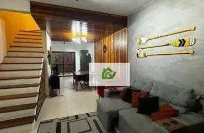 Sobrado com 2 dormitórios à venda, 90 m² por r$ 530.000,00 - pontal de santa marina - caraguatatuba/sp