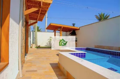 Casa com 3 dormitórios à venda, 238 m² por r$ 2.050.000,00 - indaiá - caraguatatuba/sp