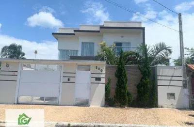 Sobrado com 5 dormitórios à venda, 406 m² por r$ 1.600.000,00 - pontal de santa marina - caraguatatuba/sp