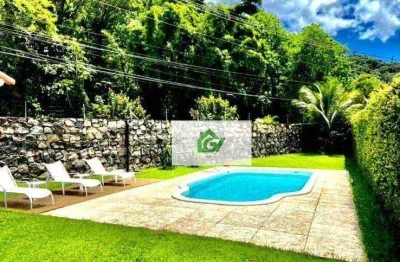Casa com 3 dormitórios, 350 m² - venda por r$ 5.000.000,00 ou aluguel por r$ 20.000,00/mês - guaecá - são sebastião/sp