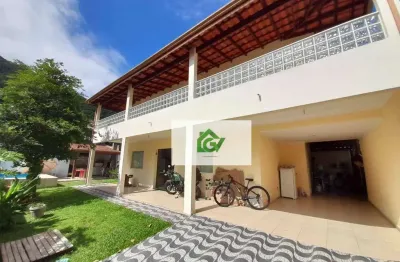 Casa com 4 dormitórios para alugar, 240 m² por r$ 5.500,00/mês - sumaré - caraguatatuba/sp