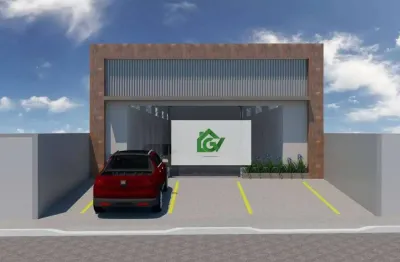 Galpão para alugar, 300 m² por r$ 15.000,00/mês - pontal de santa marina - caraguatatuba/sp