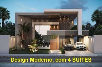 Casa nova com 4 dormitórios 4 suítes à venda, 300 m² por r$ 1.600.000 - praia do indaiá - caraguatatuba/sp