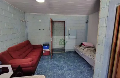 Kitnet com 1 dormitório para alugar, 25 m² por r$ 1.000,00/mês - barranco alto - caraguatatuba/sp