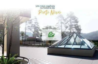 Apartamento com 1 dormitório à venda, 53 m² por r$ 403.200,00 - porto novo - caraguatatuba/sp