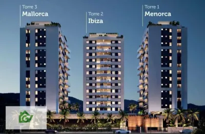 Apartamento com 3 dormitórios à venda, 115 m² por r$ 800.000,00 - martim de sá - caraguatatuba/sp