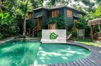 Casa com 2 dormitórios para alugar, 90 m² por r$ 10.896,00 - curral - ilhabela/sp