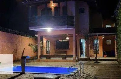 Sobrado com 4 dormitórios, 215 m² - venda por r$ 950.000,00 ou aluguel por r$ 4.870,00/mês - massaguaçu - caraguatatuba/sp