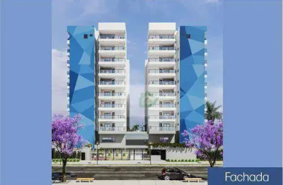 Apartamento com 1 dormitório à venda, 48 m² por r$ 385.000,00 - praia das palmeiras - caraguatatuba/sp