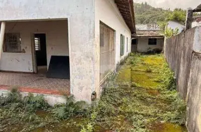 Terreno com construção à venda, 348 m² por r$ 530.000 - centro - caraguatatuba/sp