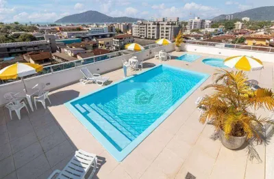 Apartamento com 2 dormitórios suíte à venda, 70 m² por r$ 399.000 - centro - ubatuba/sp