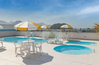 Cobertura com 2 dormitórios suíte à venda, 70 m² por r$ 485.000 - centro - ubatuba/sp