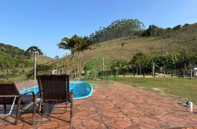 Sítio com 6 dormitórios suíte à venda, 72600 m² por r$ 800.000 - zona rural - natividade da serra/sp