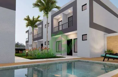 Casa com 2 dormitórios suíte à venda, 75 m² por r$ 495.000 - capricórnio ii - caraguatatuba/sp