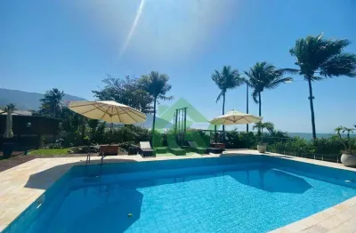 Casa com 9 dormitórios à venda, 489 m² por r$ 14.990.000,00 - pontal da cruz - são sebastião/sp