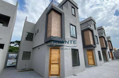 Sobrado com 3 dormitórios à venda, 74 m² por r$ 459.000,00 - sítio cercado - curitiba/pr